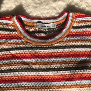 Zara knit sweater tee